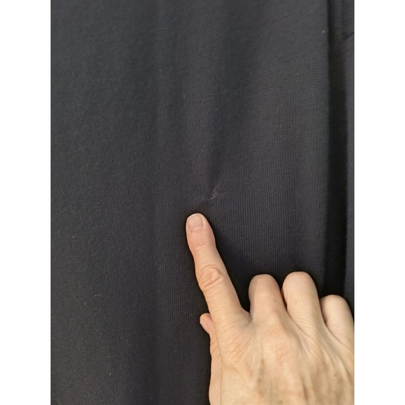 Belford 100% Extra Fine Merino Wool V-neck Long Sleeve Black Sweater Men's Sz L - Picture 6 of 12